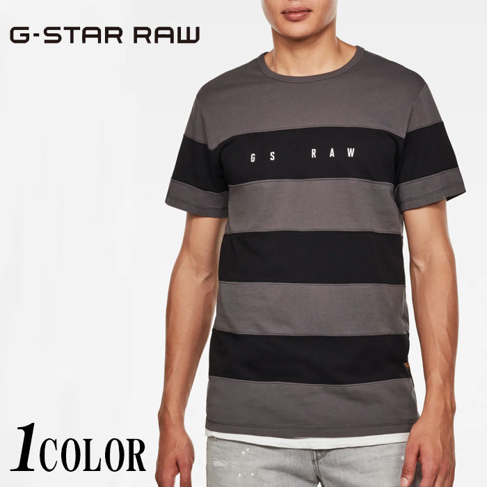 ��󥵥����Τ����7700�ߤ�20%OFF������[SALE] ���������� ���� G-STAR RAW T����� Ⱦµ ��� ���ȥ饤�� Block Stripe GR Round Neck T-Shirt D17146-336 �ڥ������������鿷��T����Ĥ��о�!!��/����̵��