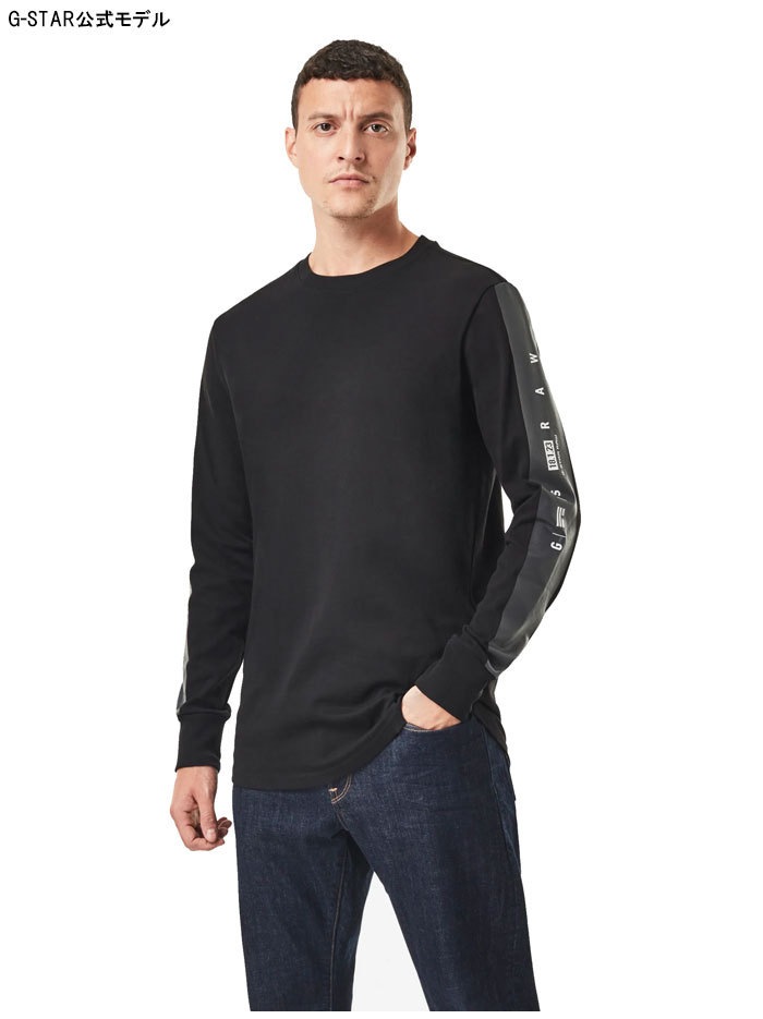 ���������� ���� G-STAR RAW ���� T����� ����T ��� Gs Raw Sleeve Logo T-Shirt D18264-C336 ����̵���ڥ������������鿷�����T����Ĥ��о�!!��