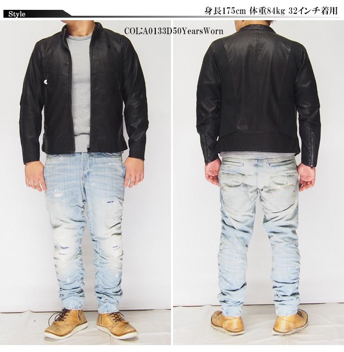 G-STAR RAW[��������������] Staq 3D Straight Tapered Jeans ������/�ǥ˥�/D02036-8595/����̵���ڥ������������鿷����󥺤��о�!!��