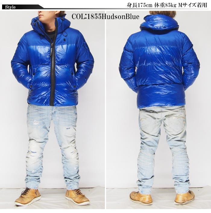 G-STAR RAW[] Whistler Hooded Quilted 㥱å//D09638-A579/̵ڥ鿷о!!