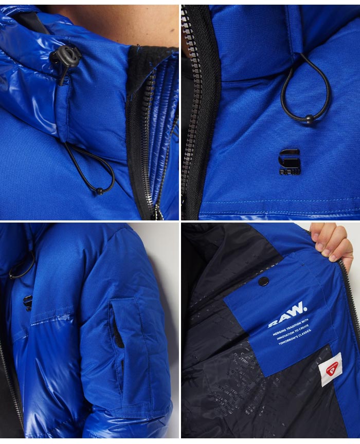 G-STAR RAW[] Whistler Hooded Quilted 㥱å//D09638-A579/̵ڥ鿷о!!