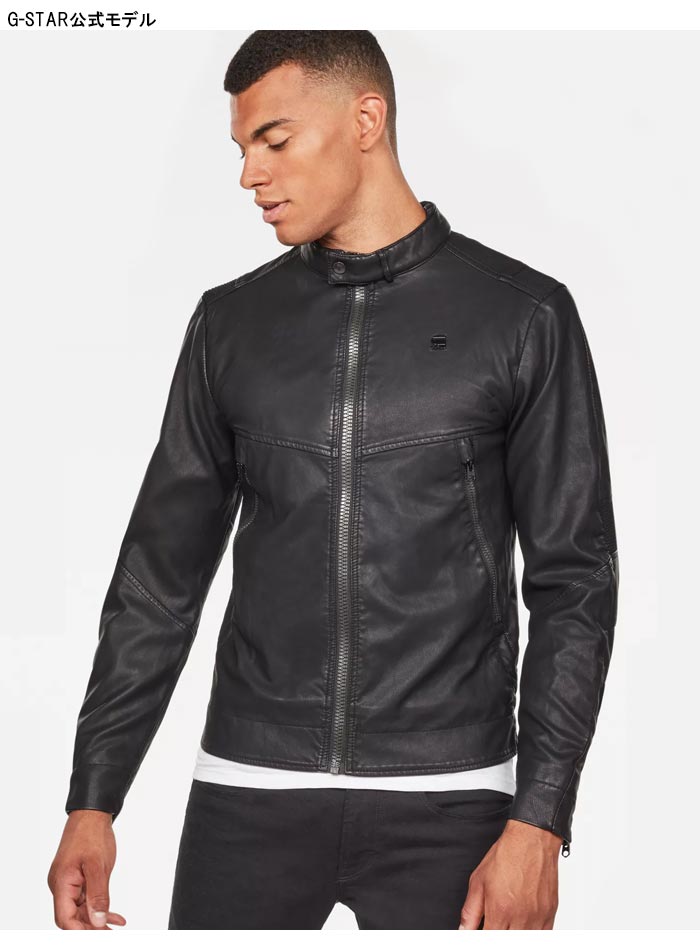 G-STAR RAW[��������������] Motac Deconstructed Biker Jacket ���㥱�å�/D10283-5335/����̵���ڥ������������鿷��㥱�åȤ��о�!!��
