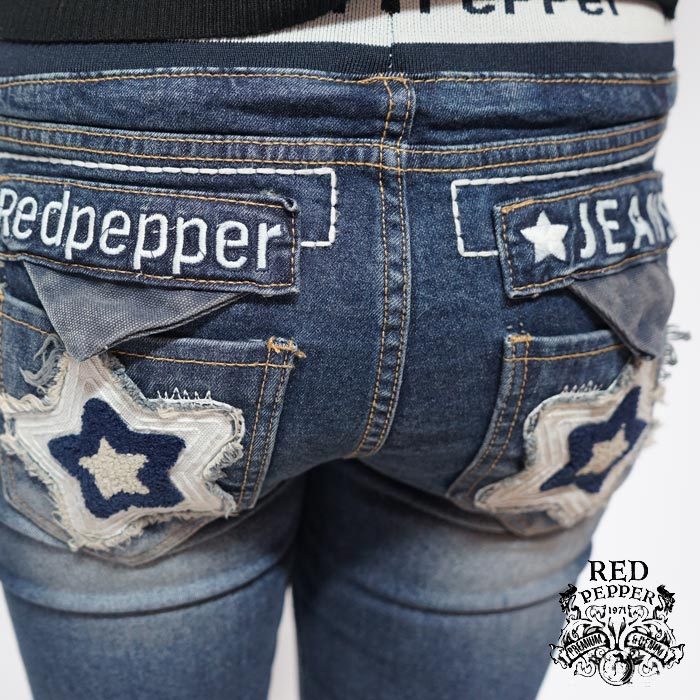 RED PEPPER 】レッドペッパー デニム サイズ28 新品タグ付き RED 