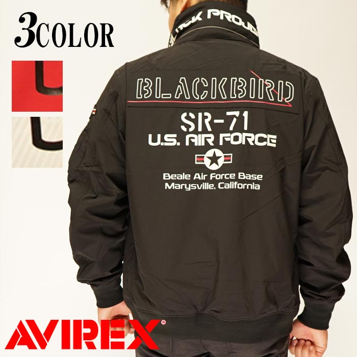 AVIREX[��������å���] BLACKBIRD STAND ZIP JKT �֥�å��С��� ������ɥ��å� ���㥱�å� �ߥ꥿�꡼ �ߥ꥿�꡼���㥱�å� 6102133/����̵����AVIREX���鿷��㥱�åȤ��о�!!��