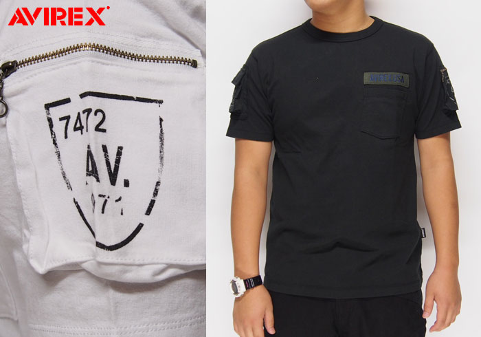 AVIREX ファティーグ 半袖 Tシャツ 新品 AVIREX tシャツ FATIGUE T-SHIRT / ファティーグ 半袖 Tシャツ