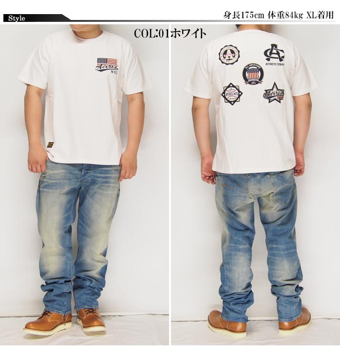 �ڥ����奢����ָ��ꥻ��������7590�ߤ�35%OFF������[SALE] AVIREX[��������å���] ���ƥ󥷥� ������ T�����/Ⱦµ/6173295��AVIREX[��������å���]���鿷����ƥब�о�!��