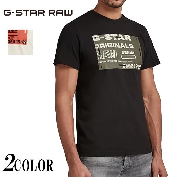 ���ָ������6600�ߤ�10%OFF������[SALE] ���������� ���� G-STAR RAW T����� Ⱦµ ��� FLOCK BADGE GRAPHIC T-Shirt D19224-C336 �ڥ������������鿷��T����Ĥ��о�!!��/����̵��