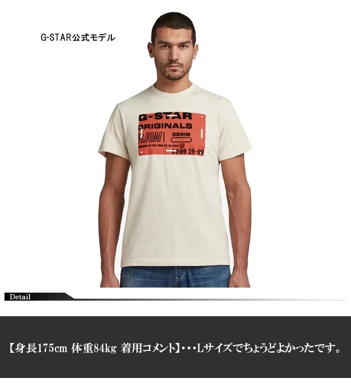 ���ָ������6600�ߤ�10%OFF������[SALE] ���������� ���� G-STAR RAW T����� Ⱦµ ��� FLOCK BADGE GRAPHIC T-Shirt D19224-C336 �ڥ������������鿷��T����Ĥ��о�!!��/����̵��