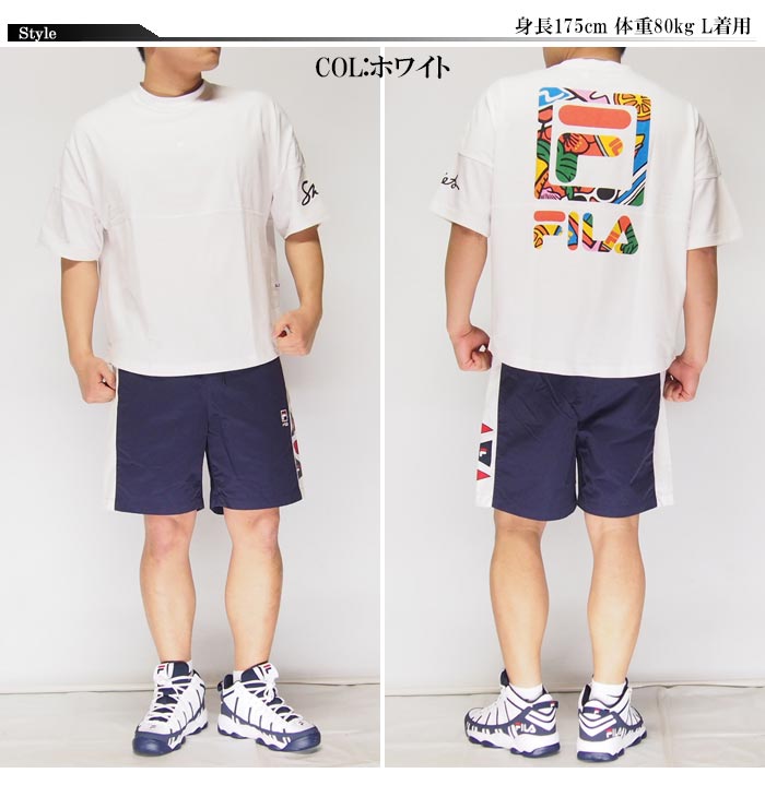 FILA[�ե���]�إ�ơ��� FILA x SHETA HALF SLEEVE TEE SHIRT �ԥ����/Ⱦµ/FM9599/����̵����FILA���鿷��ԥ���Ĥ��о�!!��