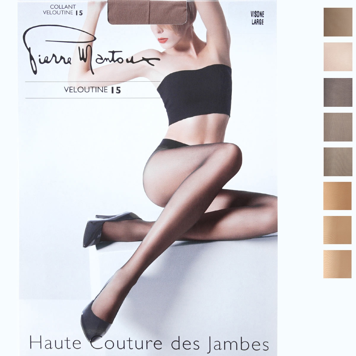 Pierre Mantoux ピエールマントゥー パンティストッキング/,ストッキング/VELOUTINE 15 ベルーティン15デニール レディース