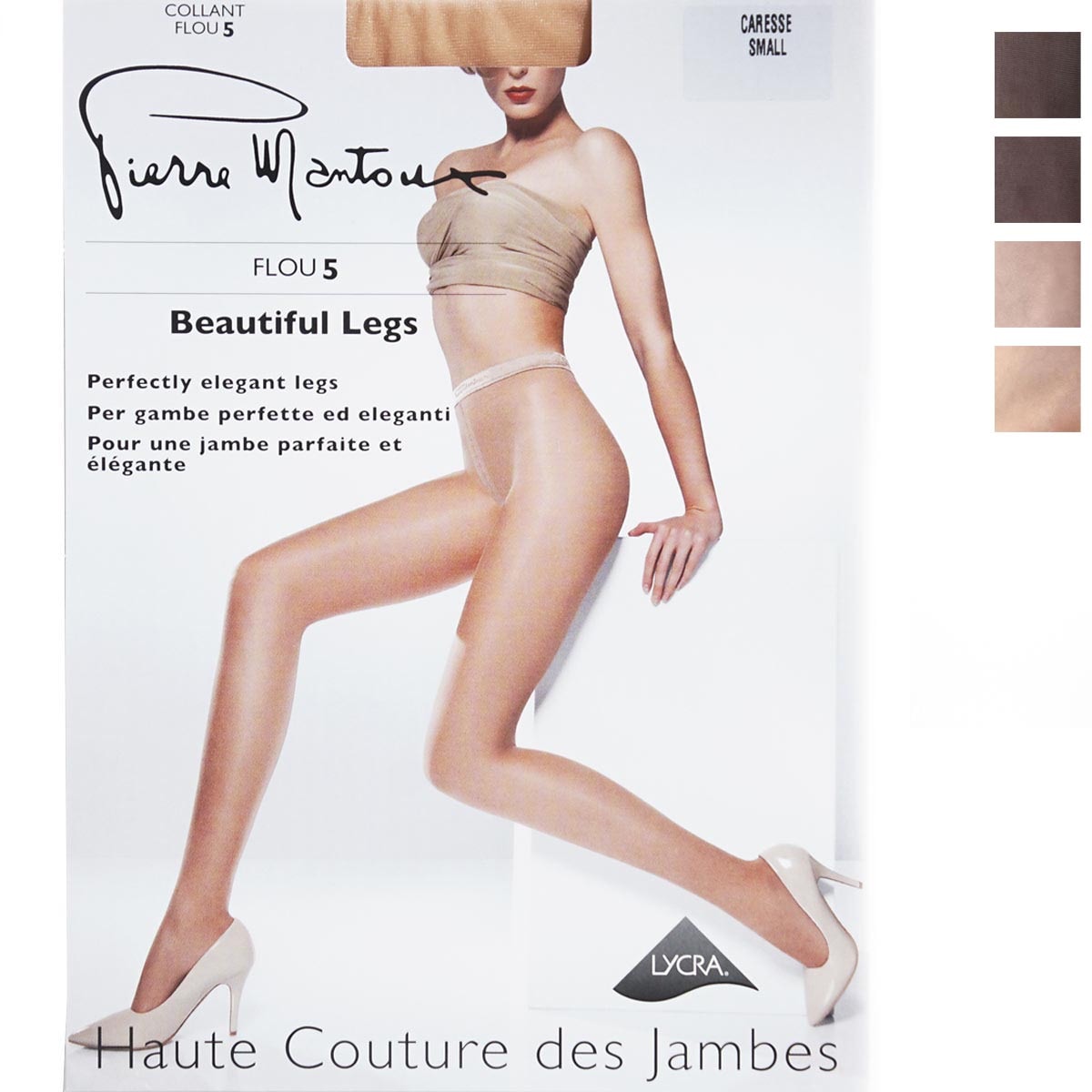 【ネコポス対応(3点まで)】Pierre Mantoux ピエールマントゥー パンティストッキング/FLOU 5 フルー5デニール【返品交換不可】 レディース