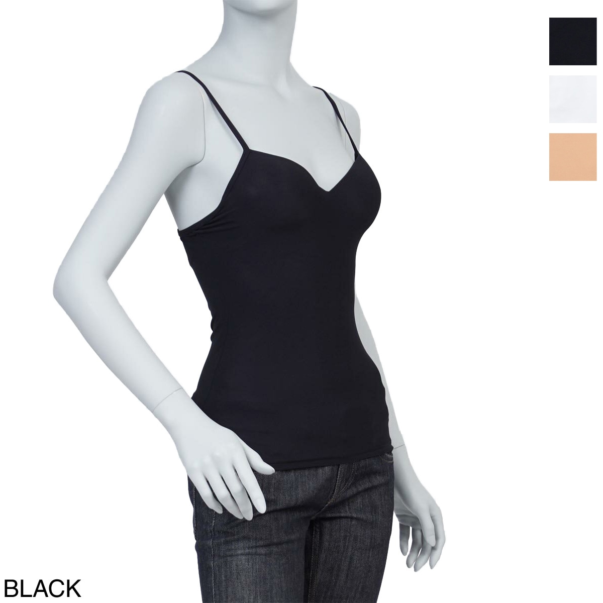 HANRO ハンロ ブラキャミソール/PADDED BRA TOP/ALLURE アリュール レディース