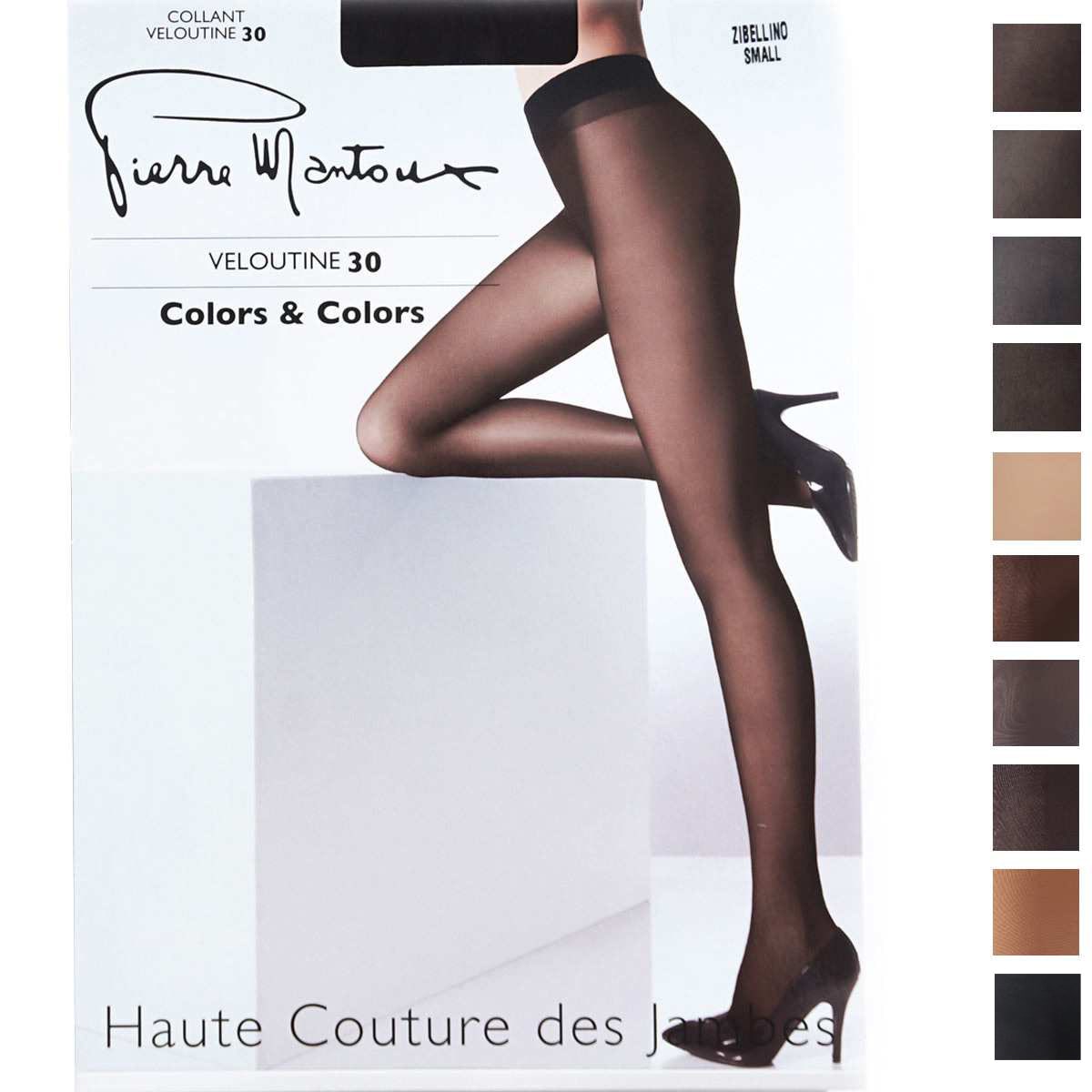 『ネコポス対応(4点まで)』Pierre Mantoux ピエールマントゥー パンティストッキング/ストッキング/VELOUTINE 30 ベルーティン 30デニール レディース