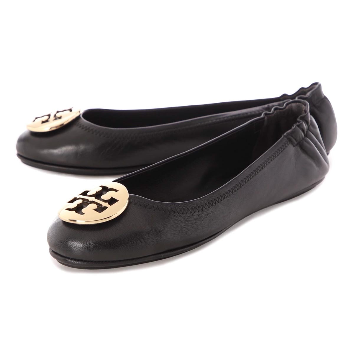 トリーバーチTORYBURCH麦わら希釈25cmパンプスビッグロゴ