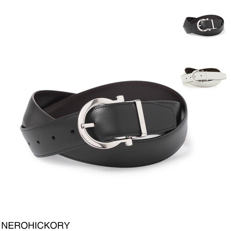 FERRAGAMO フェラガモ リバーシブル ベルト/REVERSIBLE BELT メンズ