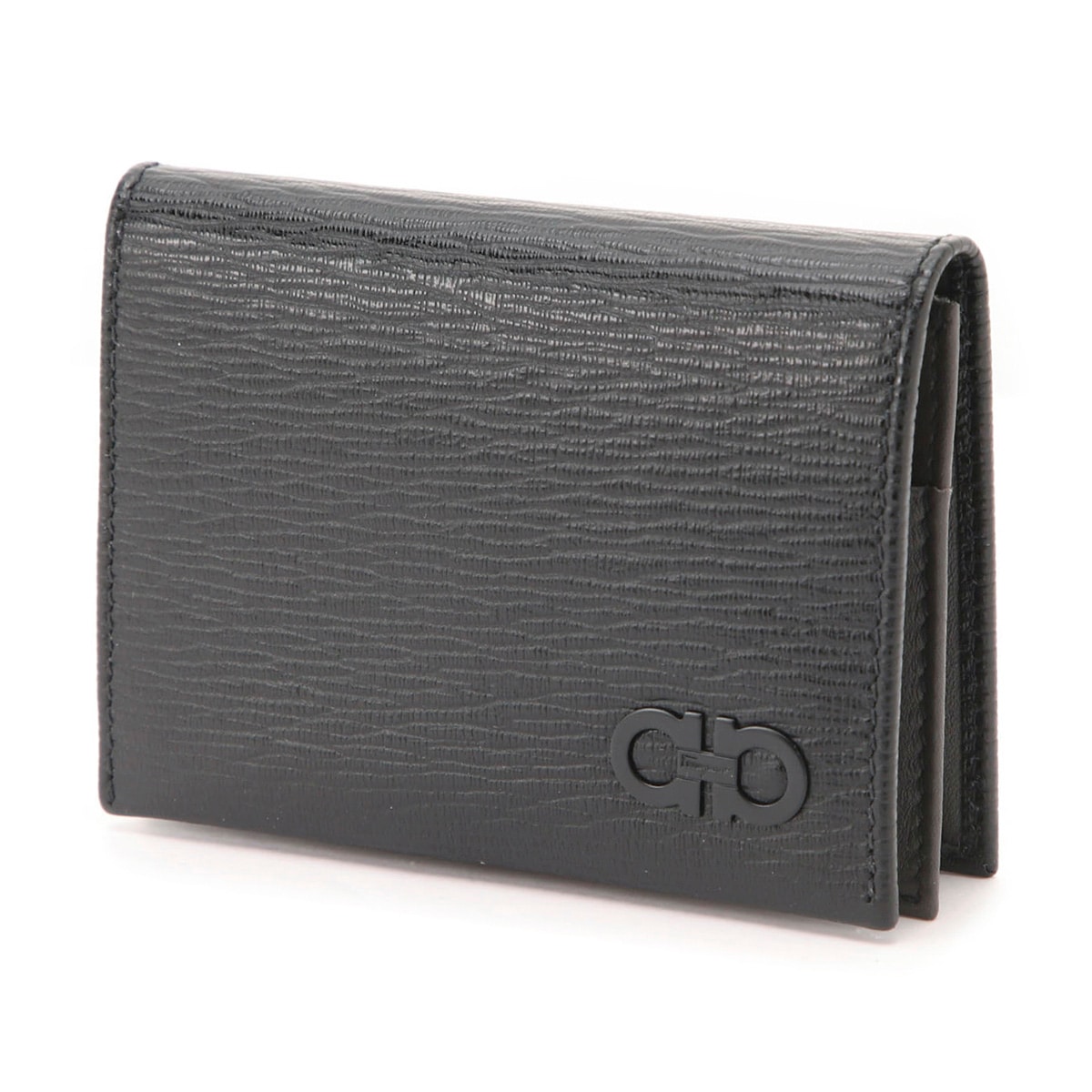 FERRAGAMO ブルーグレー 名刺入れ FERRAGAMO フェラガモ カードケース/名刺入れ/CARD CASE メンズ
