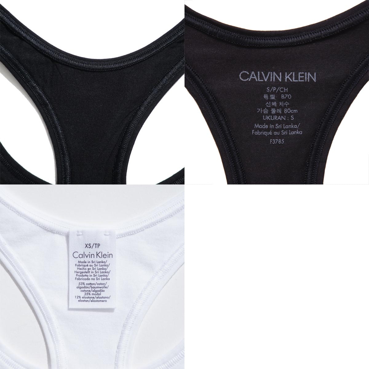 『ネコポス対応(2点まで)』Calvin Klein カルバンクライン ブラ&ショーツ 上下セット/MODERN COTTON モダン コットン【返品交換不可】 レディース