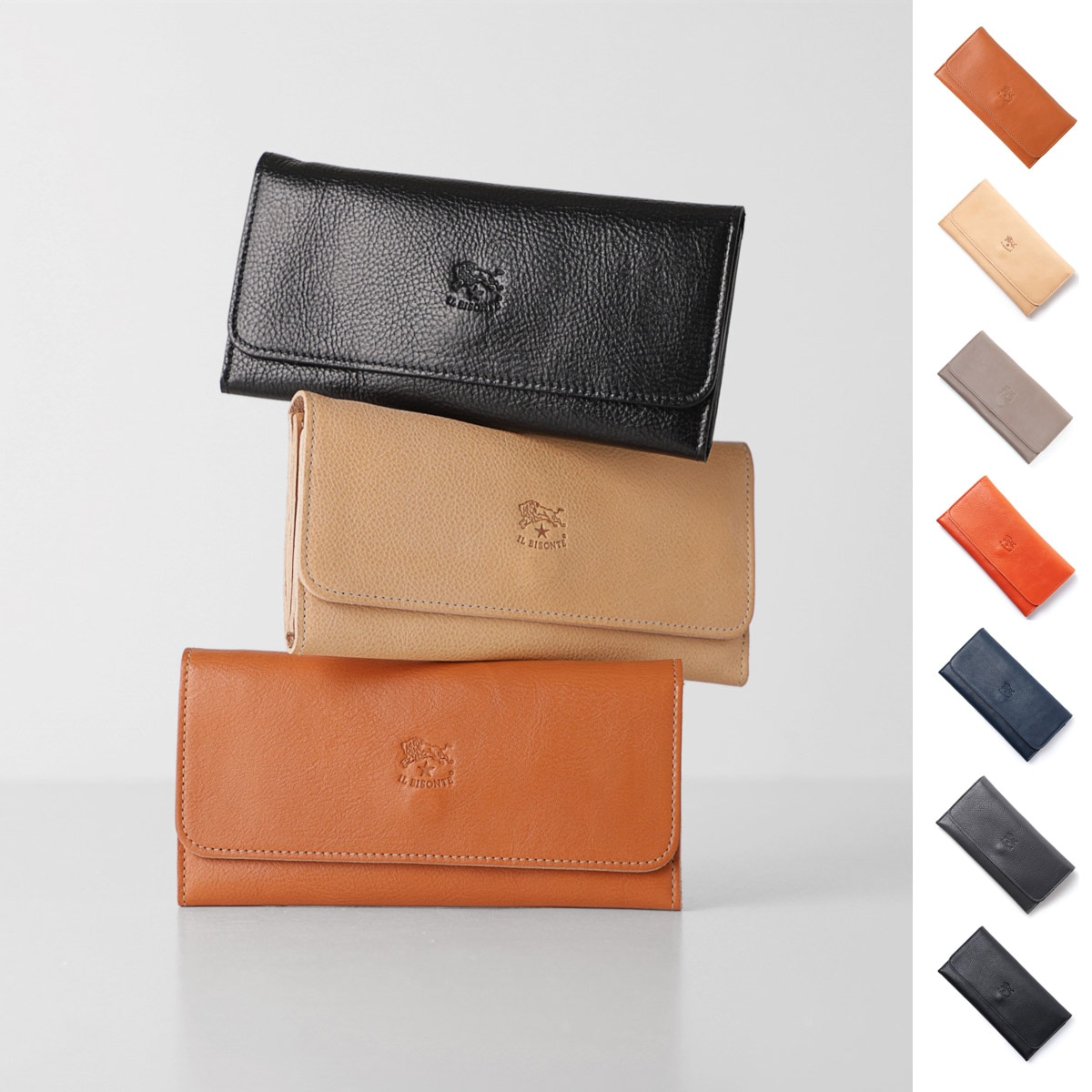 IL BISONTE イルビゾンテ 長財布 小銭入れ付き