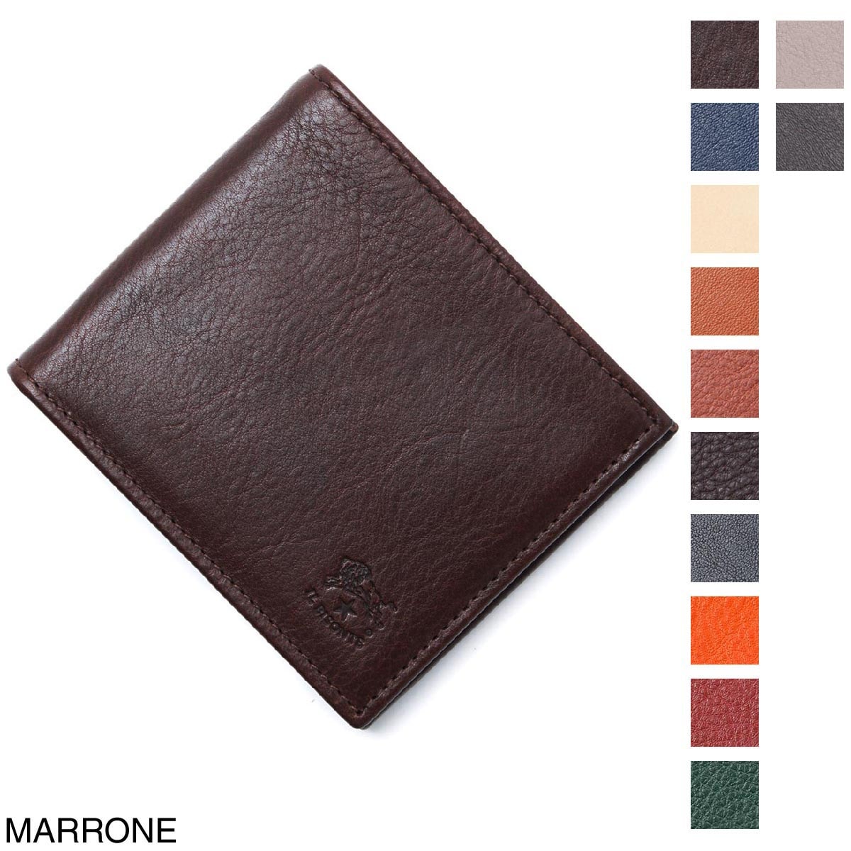 IL BISONTE イルビゾンテ 2つ折り財布 小銭入れ付き メンズ