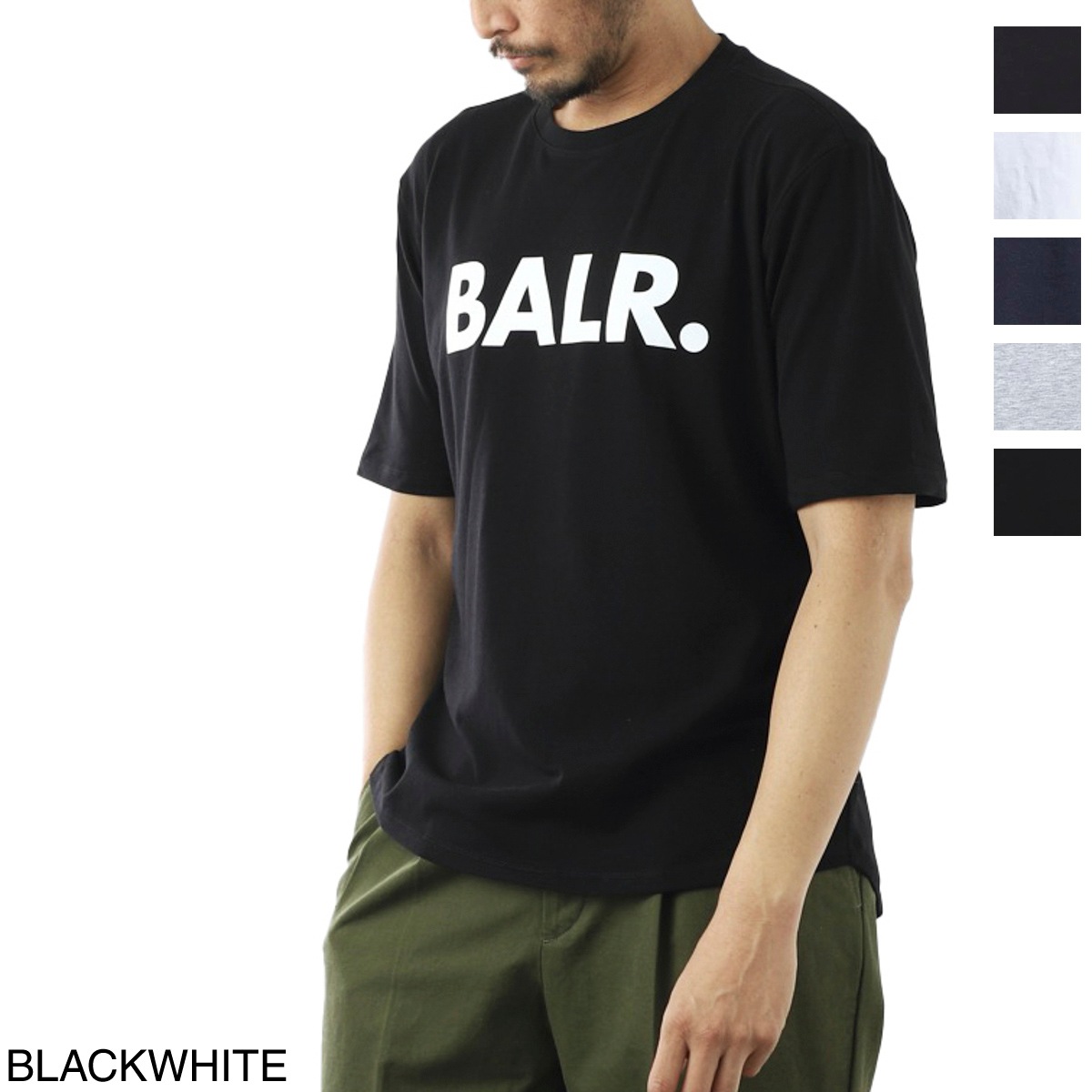 BALR. ボーラー クルーネック Ｔシャツ/BRAND T-SHIRT ATHLETIC FIT ブランド Tシャツ アスレチック フィット メンズ