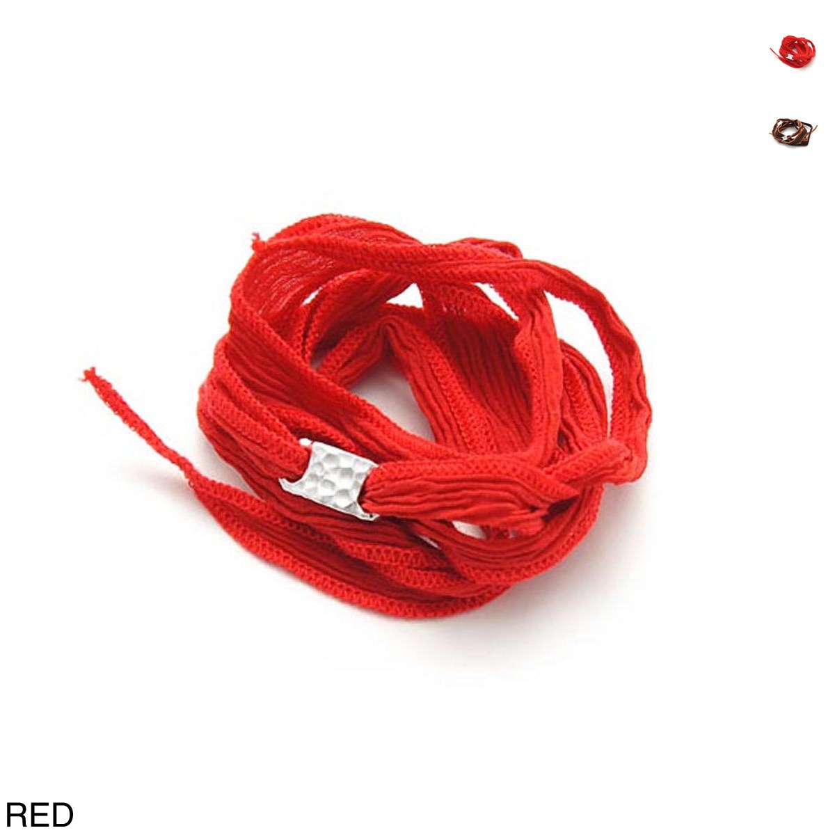 GARDEL ガーデル シルクリボンIDブレスレット【返品交換不可】