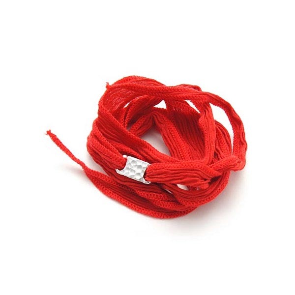 GARDEL ガーデル シルクリボンIDブレスレット【返品交換不可】