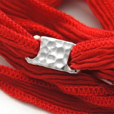 GARDEL ガーデル シルクリボンIDブレスレット【返品交換不可】