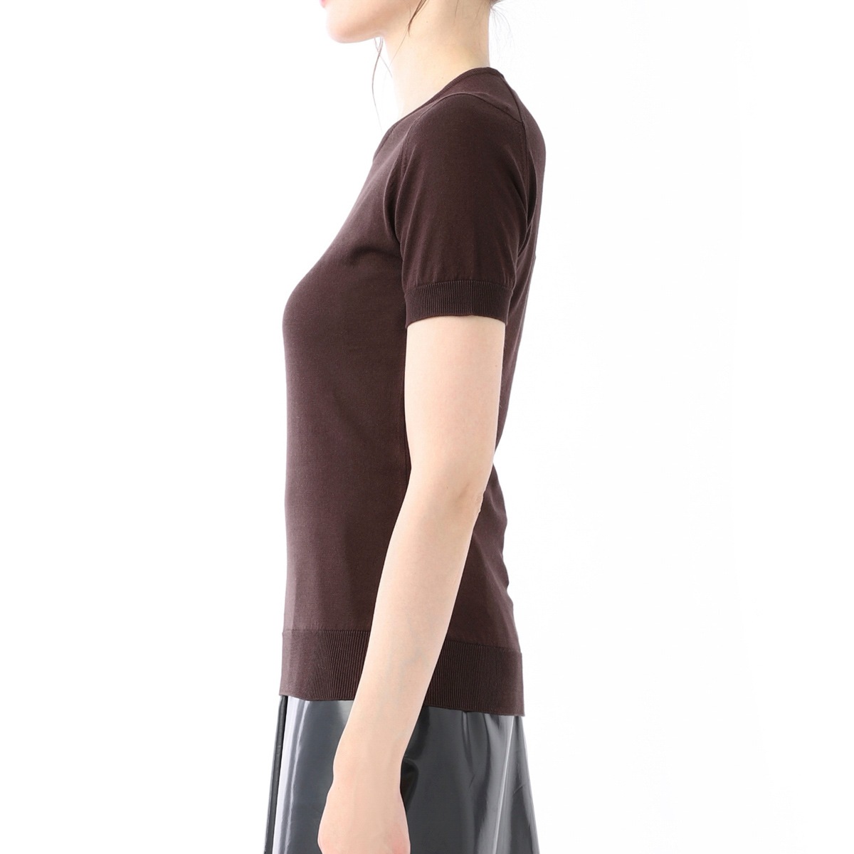 【アウトレット】JOHN SMEDLEY ジョンスメドレー クルーネック半袖ニット/DANIELLA シーアイランドコットン 30ゲージ SLIM FIT レディース