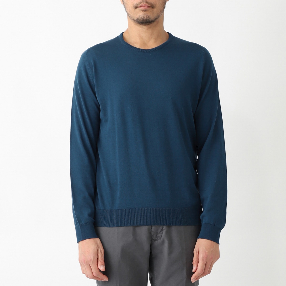 JOHN SMEDLEY ジョンスメドレー クルーネック ニット/HATFIELD ハットフィールド シーアイランドコットン 30ゲージ STANDARD FIT メンズ