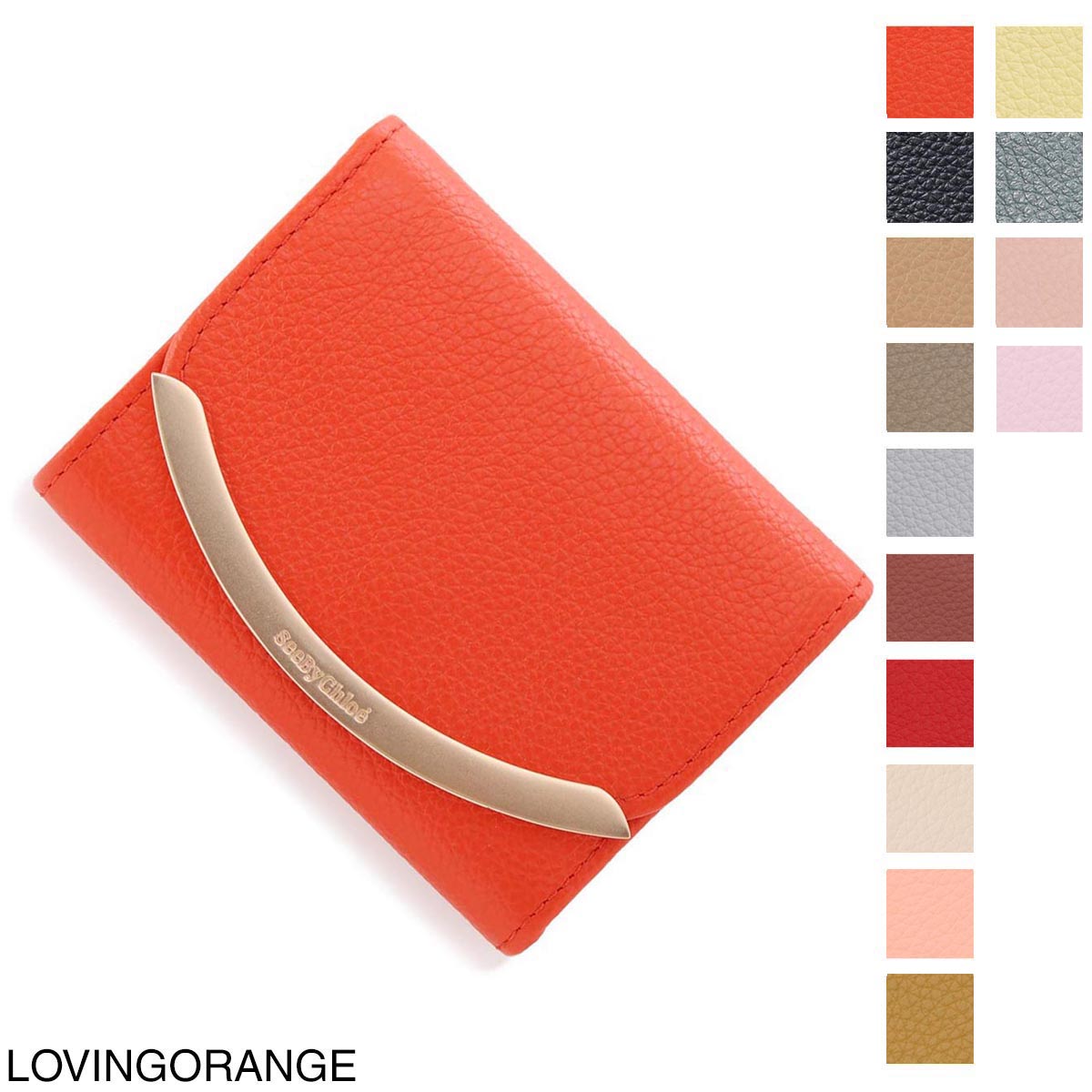 SEE BY CHLOE シーバイクロエ 3つ折り財布 小銭入れ付き/LIZZIE リジー レディース