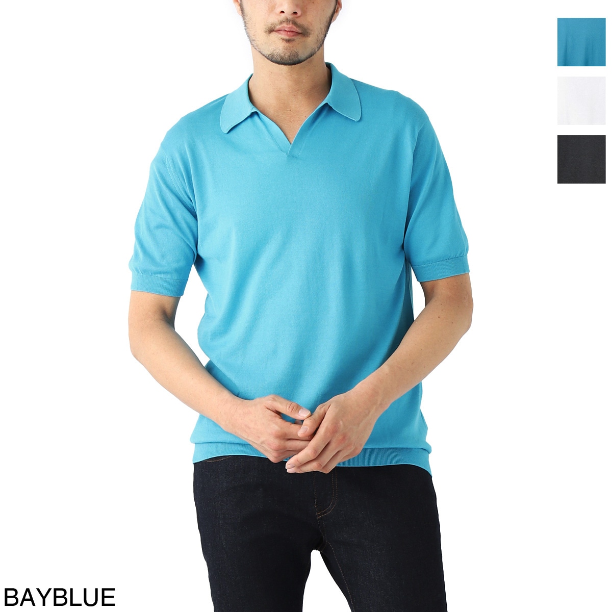 【アウトレット】JOHN SMEDLEY ジョンスメドレー ニット ポロシャツ/NOAH シーアイランドコットン 30ゲージ STANDARD FIT メンズ