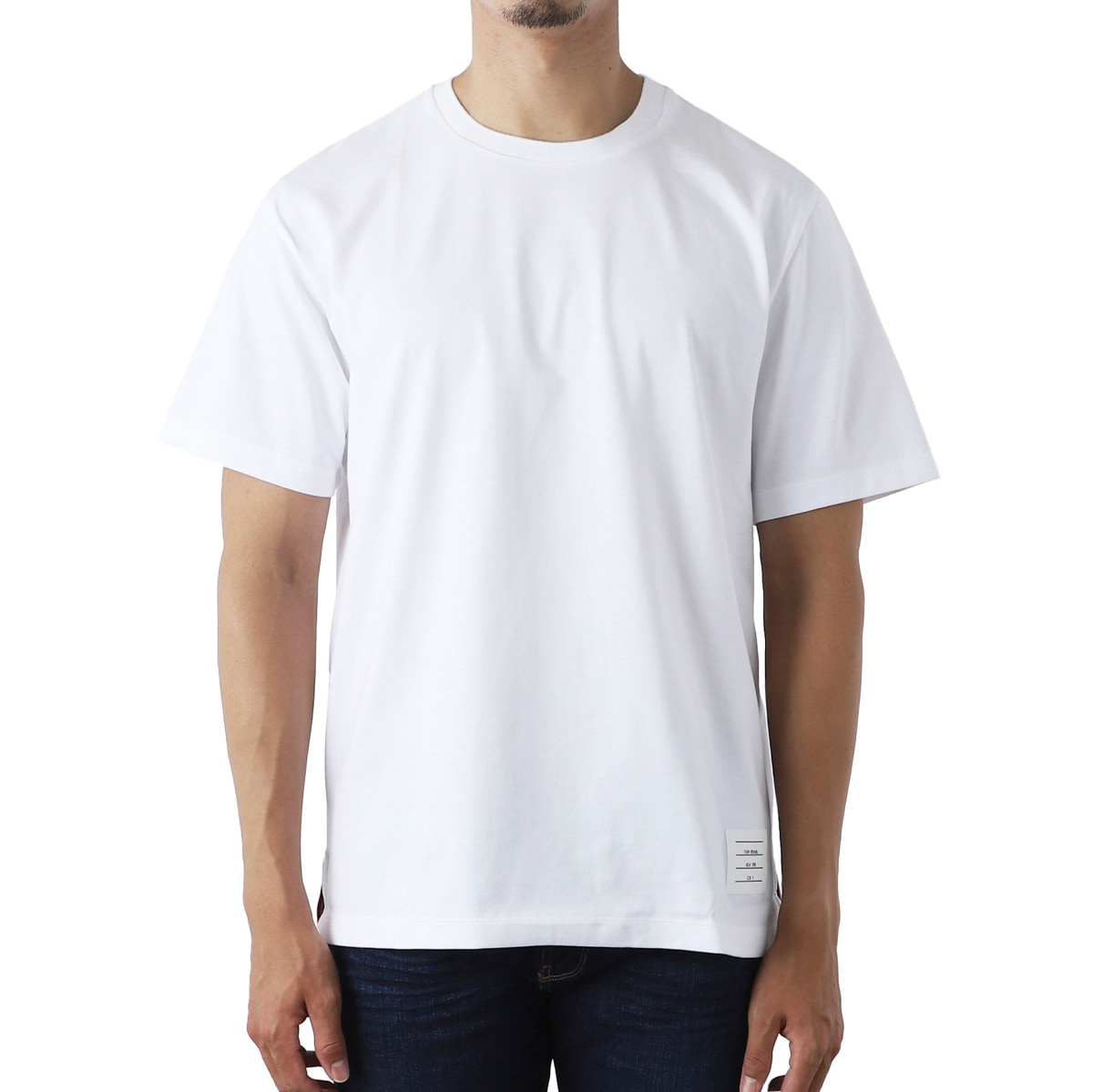 アウトレット】THOM BROWNE. トムブラウン クルーネック Tシャツ