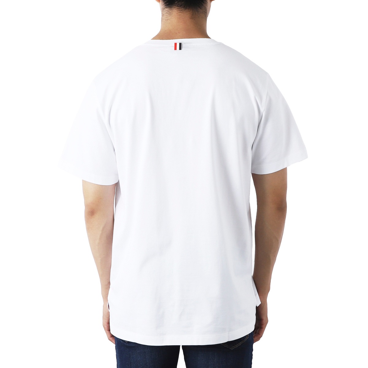 アウトレット】THOM BROWNE. トムブラウン クルーネック Tシャツ