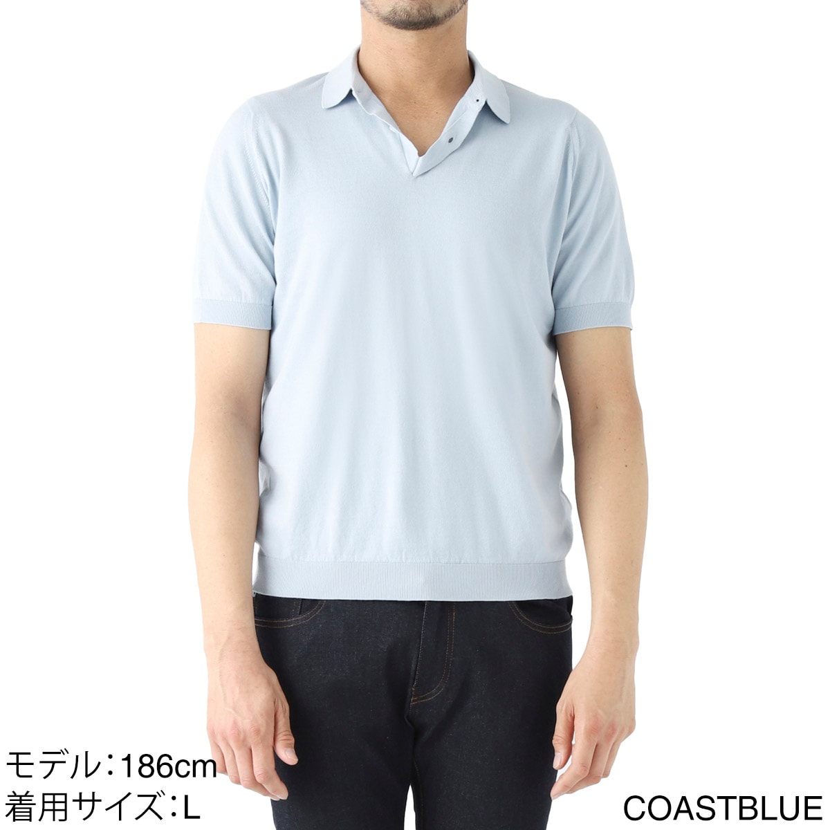 JOHN SMEDLEY ジョンスメドレー ポロシャツRHODES グレー JOHN SMEDLEY（ジョンスメドレー） ポロシャツ RHODES ITALIAN FIT
