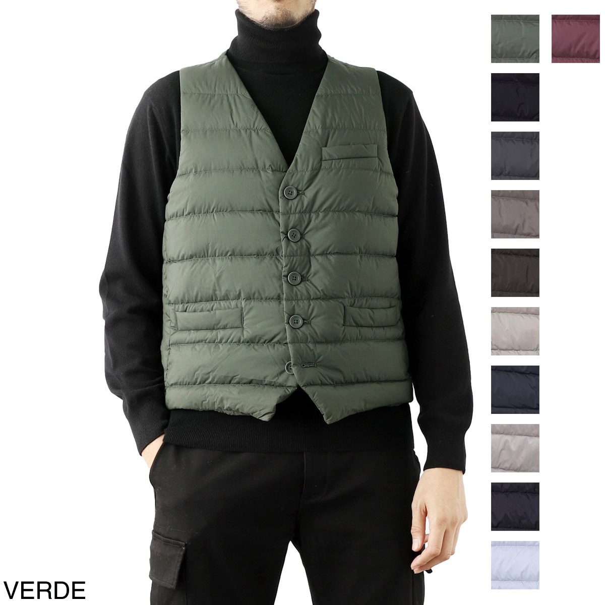 【アウトレット】HERNO ヘルノ ダウンベスト/LEGEND IL GILET【大きいサイズあり】 メンズ