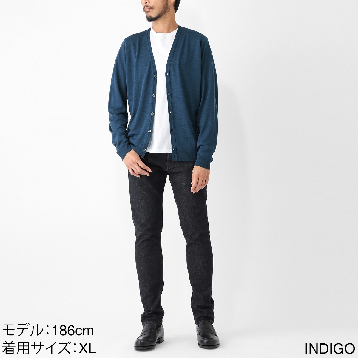 新品未使用JOHN SMEDLEYジョンスメドレーカーディガンPETWORTH JOHN SMEDLEY ジョンスメドレー カーディガン/PETWORTH