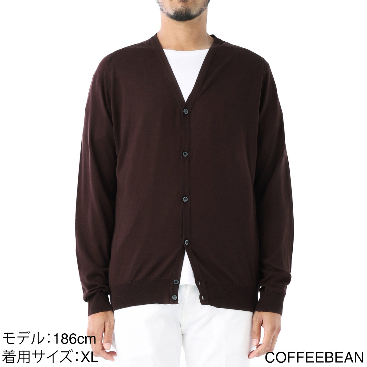 JOHN SMEDLEY ジョンスメドレー カーディガン/WHITCHURCH シー