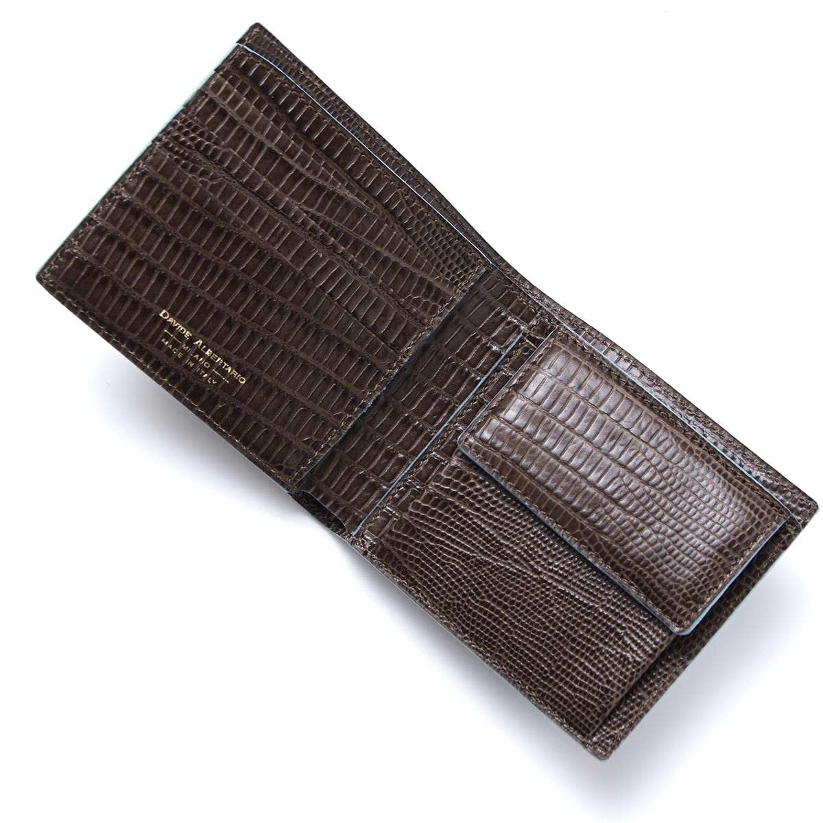 DAVIDE ALBERTARIO ダビデアルベルタリオ 2つ折り財布 小銭入れ付き