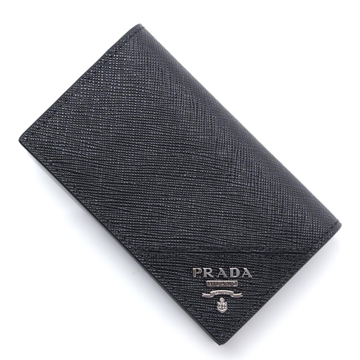 極美品 現行品⭐️PRADA カードケース 名刺入れ サフィアーノレザー 紺色 ☆PRADA ☆サフィアーノレザーカードケース (PRADA/カードケース