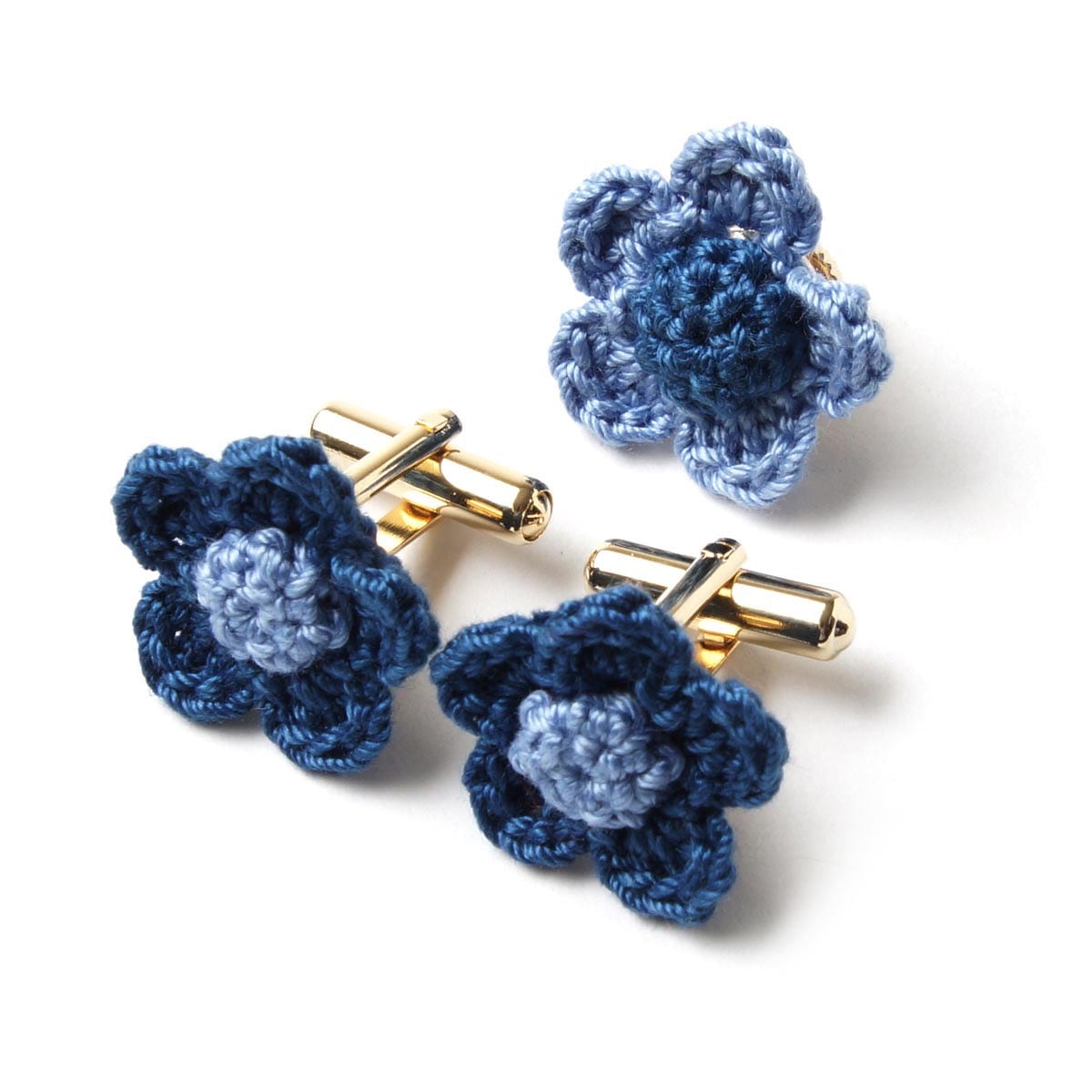 San Carlino サンカルリーノ カフスボタン&ブートニエールセット/FRAGALIA フラガリア メンズ