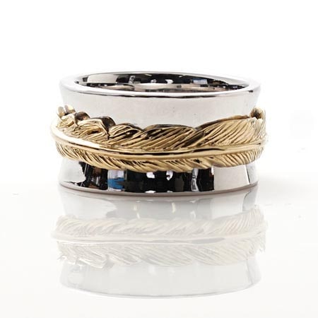 GARDEL ガーデル リング/指輪/SOLID FEATHER RING【返品交換不可】