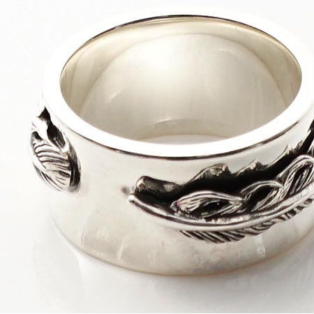 GARDEL ガーデル リング/指輪/SOLID FEATHER RING【返品交換不可】