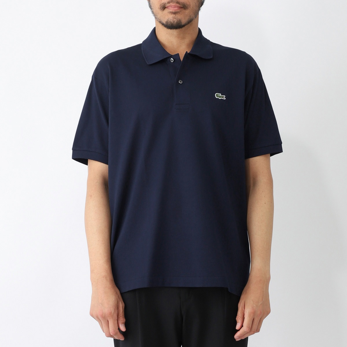【専用商品】ラコステ　ラメ入りポロシャツ　モエシャンドン　メンズ　Lサイズ LACOSTE - 金ワニ ラメ☆CHAMPAGNE MOET CHANDON ポロシャツ