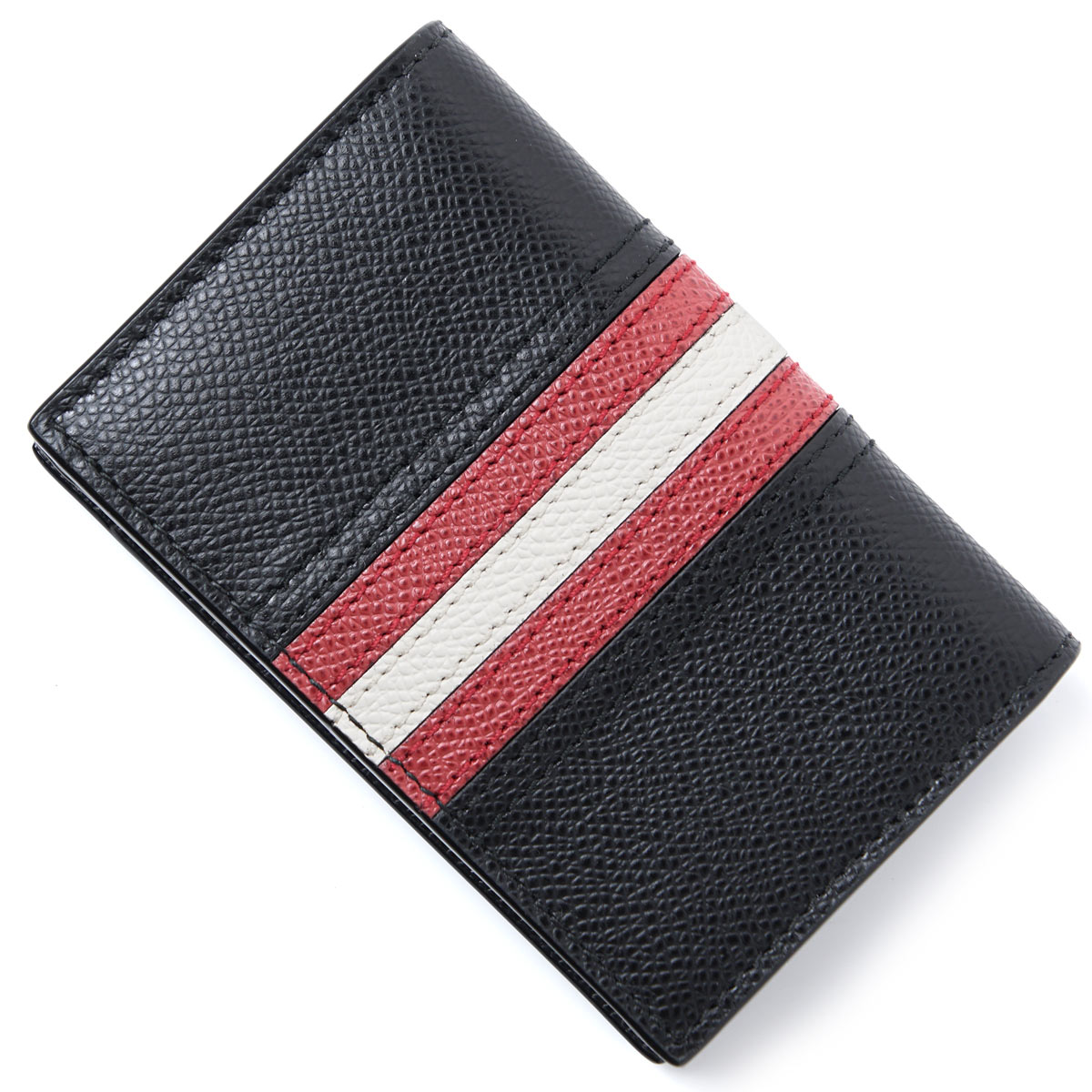 新品同様 ＊ BALLY バリー レザー 名刺入れ カードケース ネイビーブルー BALLY バリー 名刺入れ カードケース ネイビー レザー【473】 の