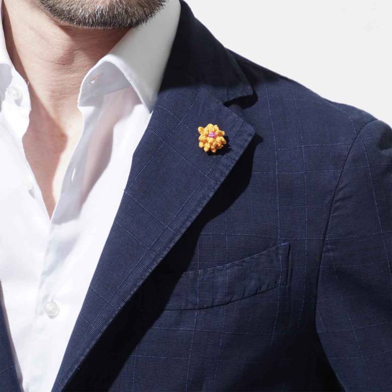 San Carlino サンカルリーノ ブートニエール/WHITECLOVER ホワイトクローバー メンズ