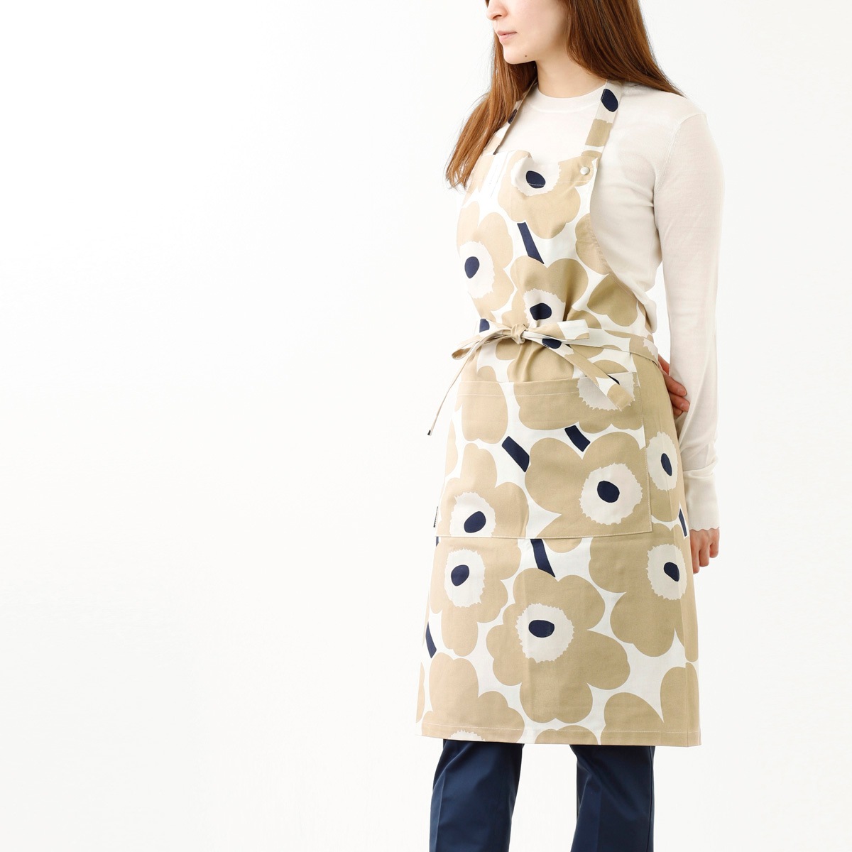 ネコポス対応(2点まで)』marimekko マリメッコ エプロン/PIENI UNIKKO