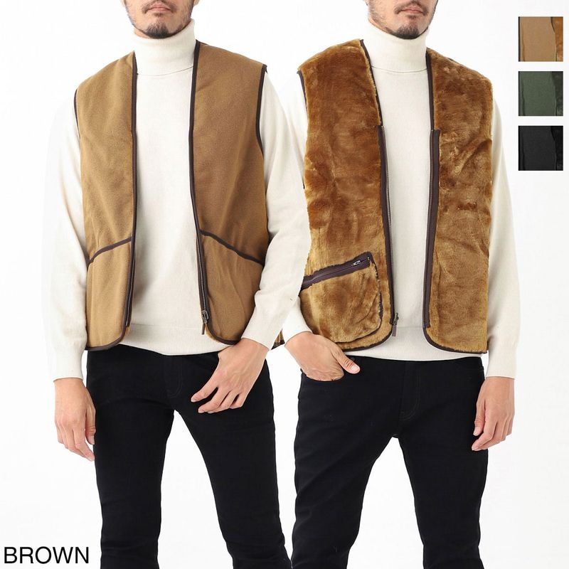 Barbour バブアー ベスト/ジレ/WARM PILE WAISTCOAT ZIP-IN LINER