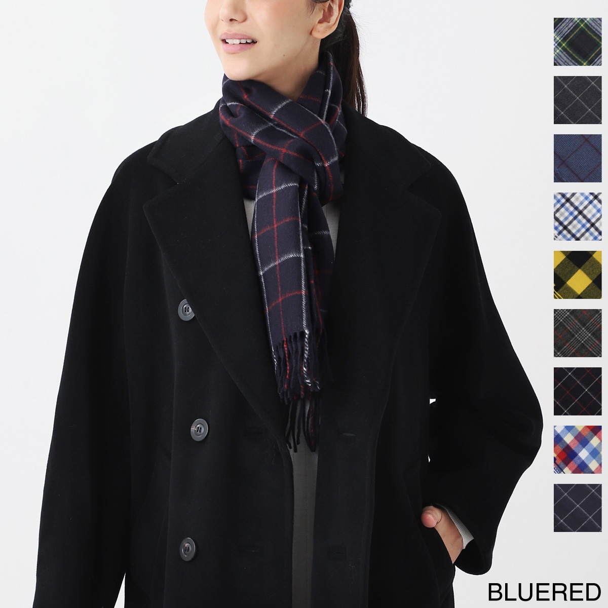 Joshua Ellis ジョシュアエリス カシミヤマフラー/マフラー/CP レディース