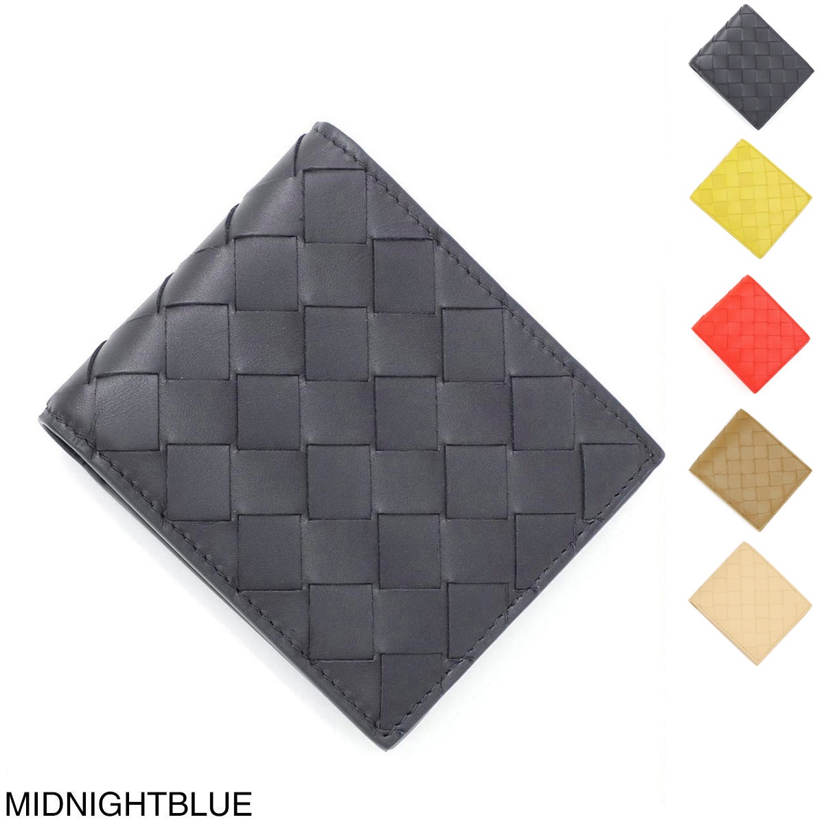 BOTTEGA VENETA ボッテガヴェネタ 2つ折り財布 小銭入れ付き/BILLFOLD WALLET IN INTRECCIATO VN メンズ