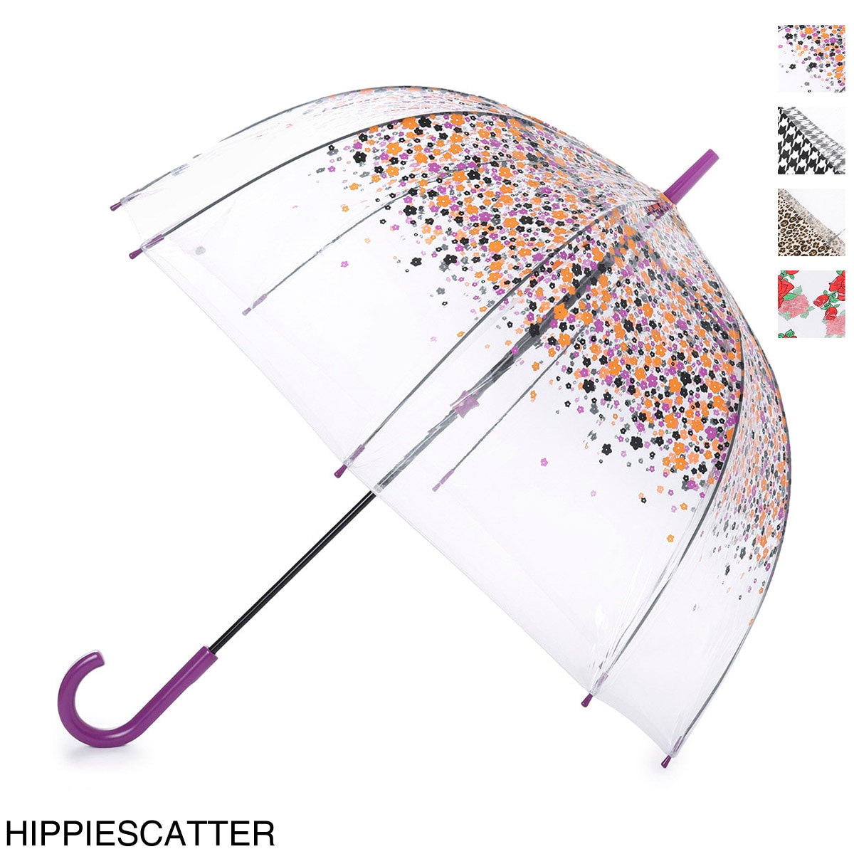 英国王室御用達【Fulton】Birdcage 2 ステンシル フローラル 傘 雨傘】フルトン (FULTON) Birdcage-2 裾 花柄 長傘【公式ムーン